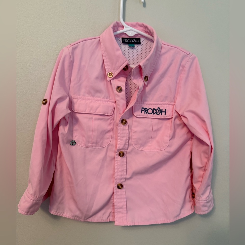 Prodoh Kids Pink Button-Up Shirt